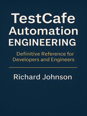 cover image of TestCafe Automation Engineering